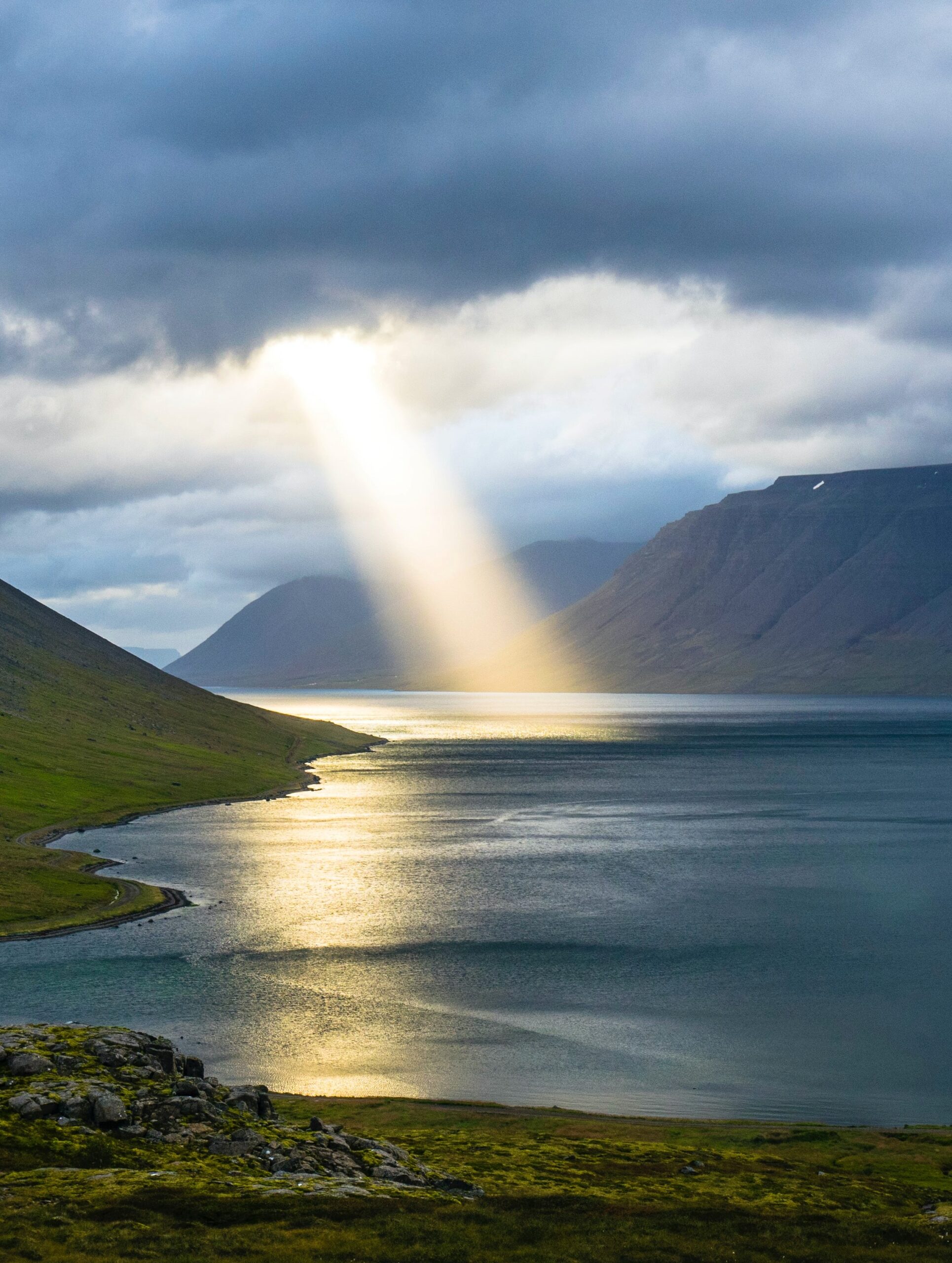 Heaven Invading Earth A visual of light breaking into the earth.